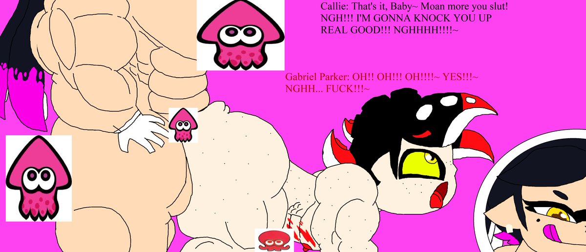 jhchin111's tweet photo. For @octarian3110

#muscular #futanari #callie dominates #femboy #Gabriel Parker.

#splatoon #splatoonoc #splatoonfanart #inkling #inklinggirl #squidsisters #octoling #octolingboy #hugecock #hugeballs #hugeass #hugetits https://t.co/uD0m0Saevm