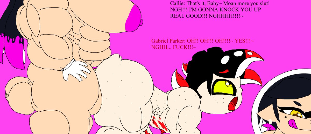 jhchin111's tweet photo. For @octarian3110

#muscular #futanari #callie dominates #femboy #Gabriel Parker.

#splatoon #splatoonoc #splatoonfanart #inkling #inklinggirl #squidsisters #octoling #octolingboy #hugecock #hugeballs #hugeass #hugetits https://t.co/uD0m0Saevm