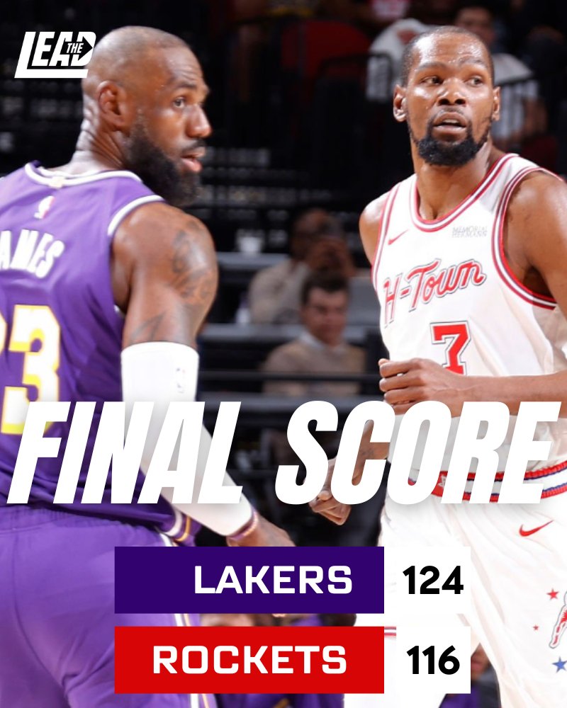 Lakers Lead tweet media