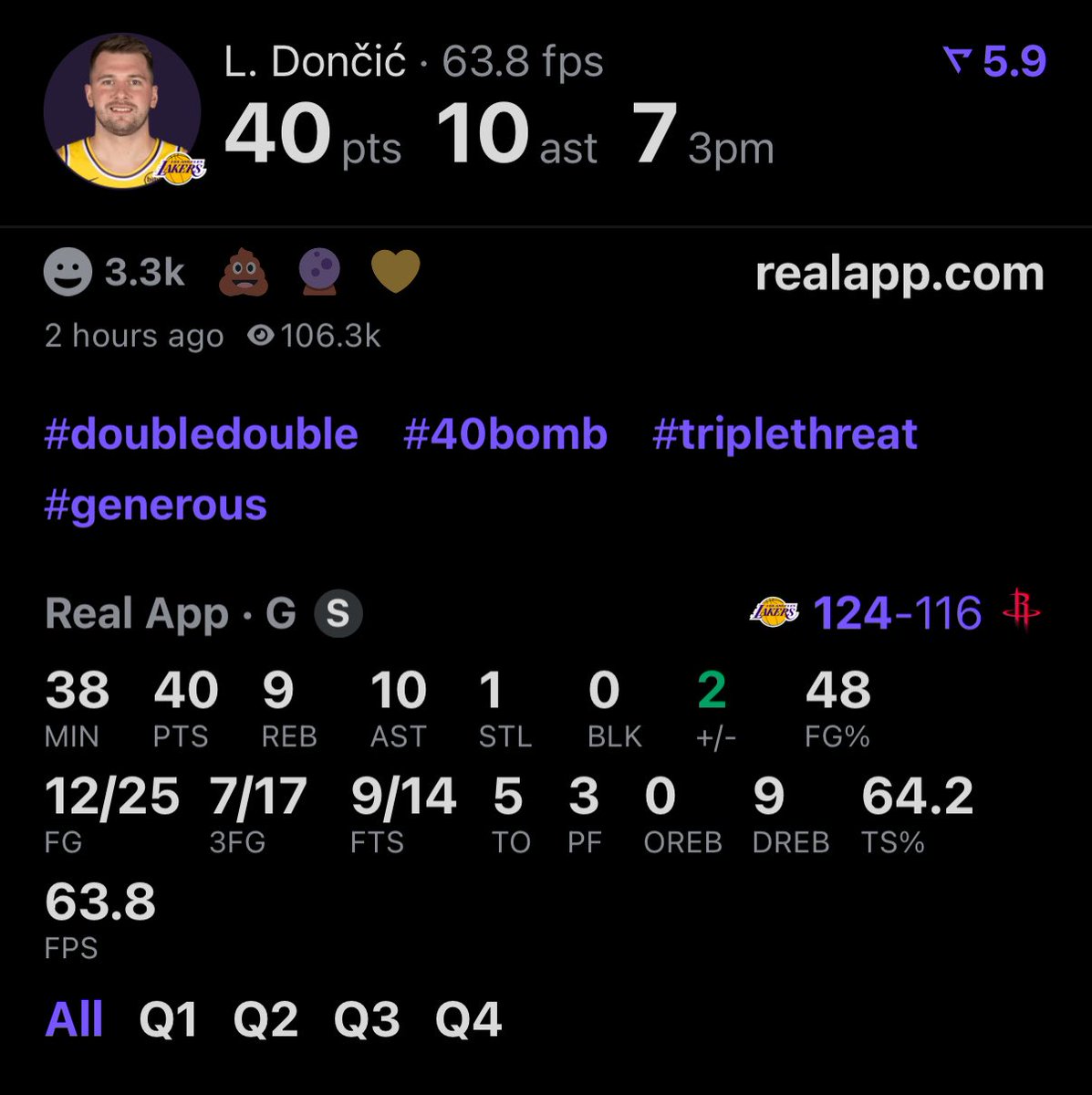 Showtime Luka tweet media