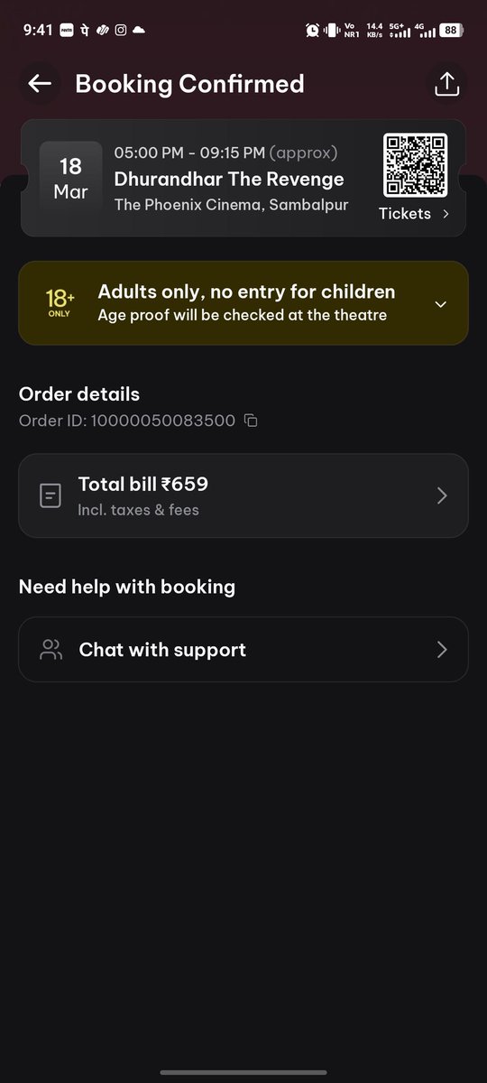 CoverzillaCare's tweet photo. My show was cancelled by the cinema hall, but I have still not received my refund yet. Kindly check and process the refund as soon as possible. @district_india https://t.co/vkKDrAp9Uc