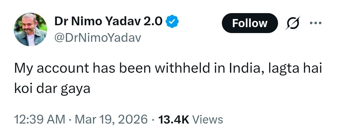 Incognito tweet media