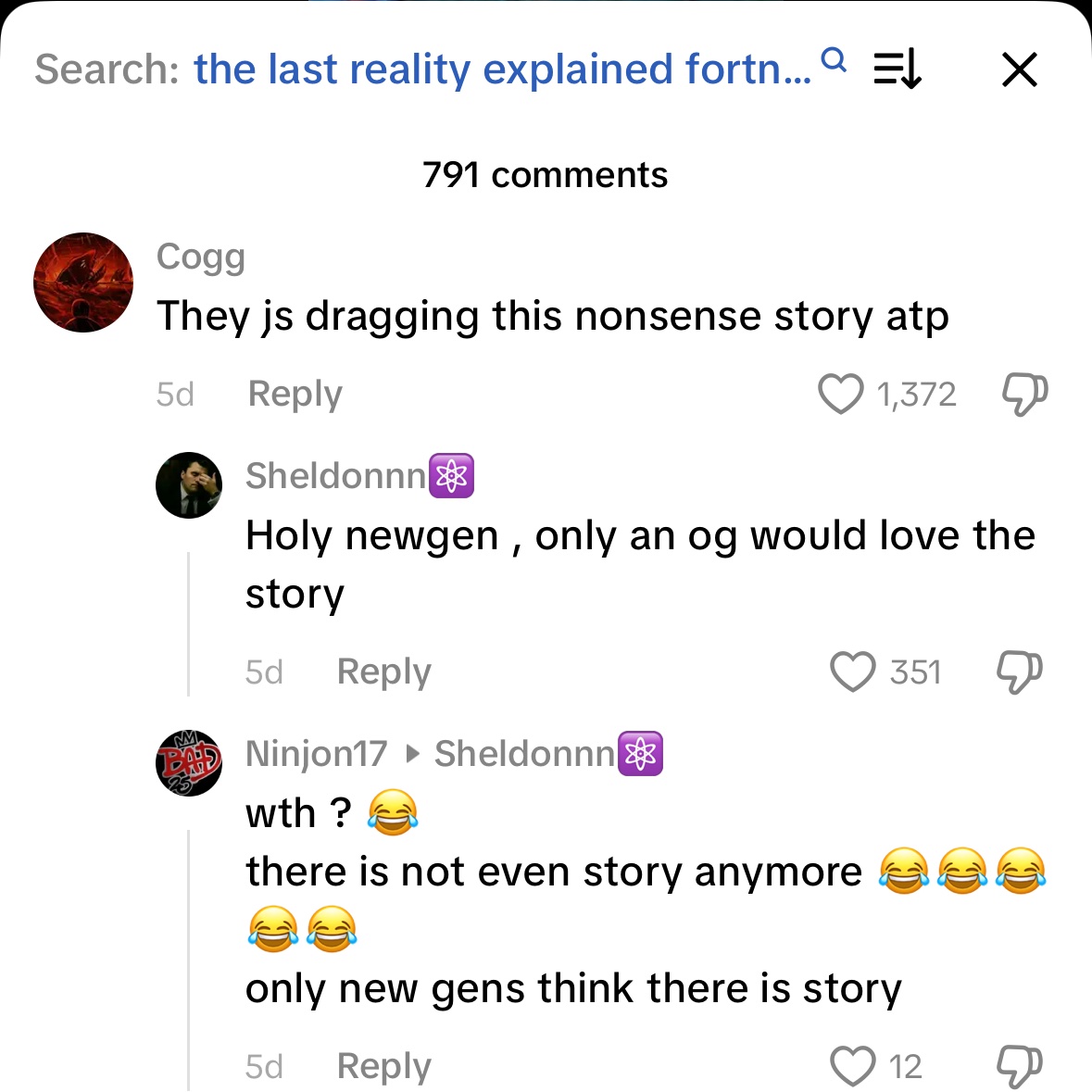 i think we just need to put the fn tiktok community down atp