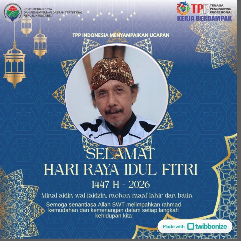 Sumadijaka1's tweet photo. BULAN SUCI RAMADHAN segera berlalu, Segenap Pimpinan BPSDM Kemendesa PDT Mengucapkan Selamat Hari Raya Idul Fitri, Mohon Maaf Lahir dan Batin. 
@YandriSusanto 
@KemensesnegRI 
@BpsdmKemendesa
#KementerianDesaPDT
#BPSDMKementerianDesaPDT
#IntegritasTPPKemendesaPDT
#TPP https://t.co/UUXYwoFhGl