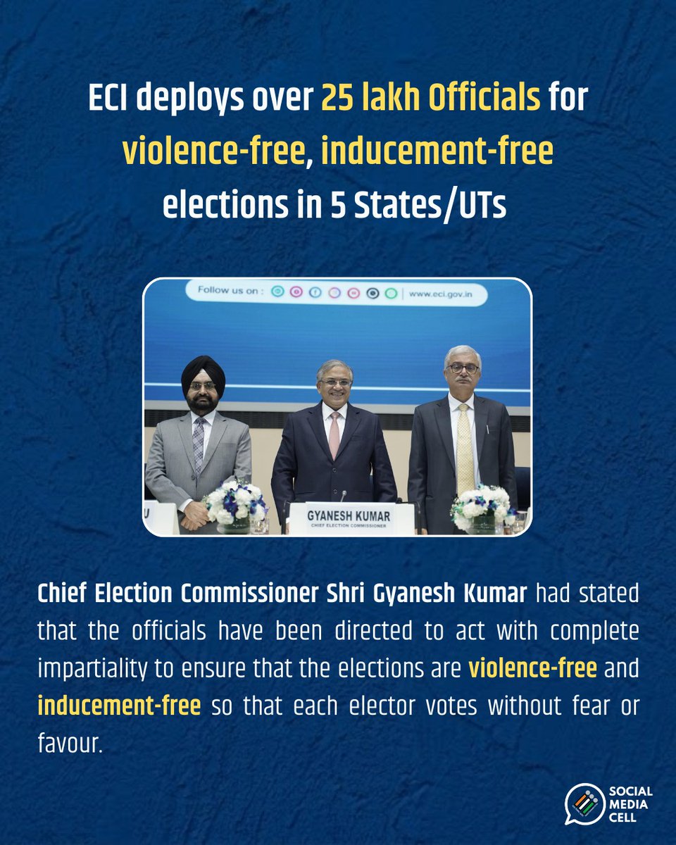 Election Commission of India tweet media