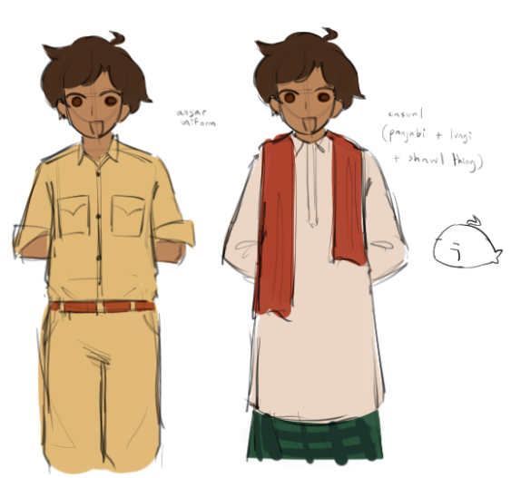 hetareseth's tweet photo. if anyone cares this is my shitty bangladesh oc which is probably not that shitty when it comes to hetalia because  Hetalia cant represent anythign right https://t.co/4tt8wDXadw