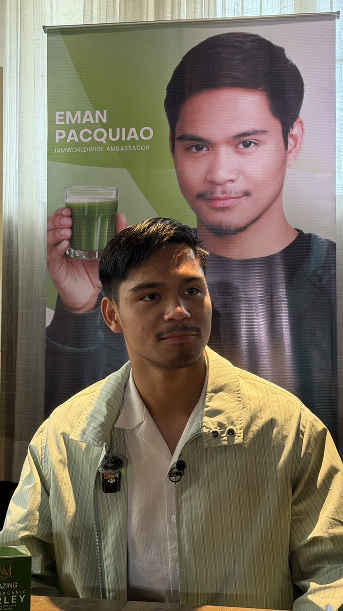 LOOK: Eman Bacosa Pacquiao entertains questions from the press on Thursday, March 19 in Quezon City. <a href="/inquirerdotnet/">Inquirer</a>