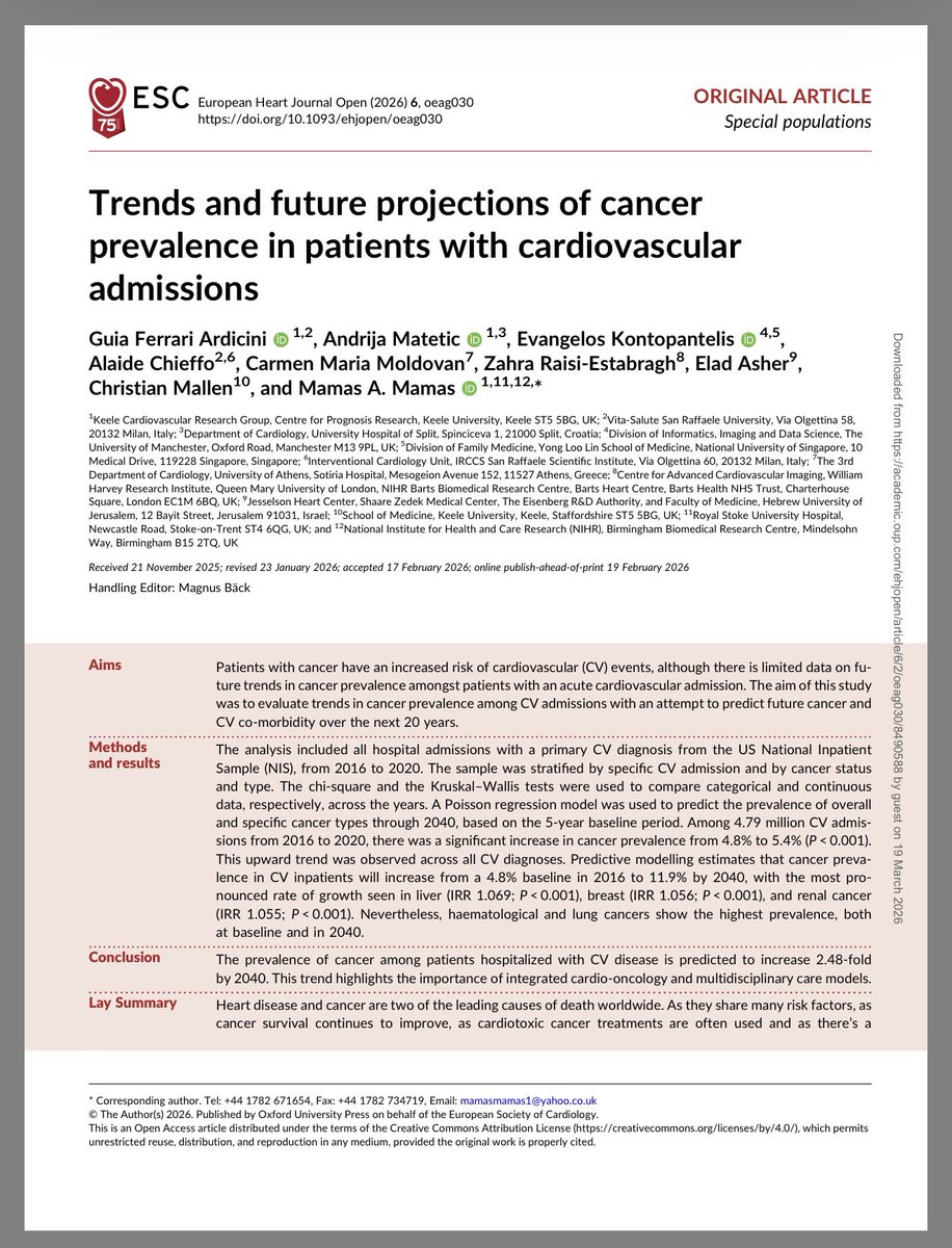 Mamas A. Mamas tweet media