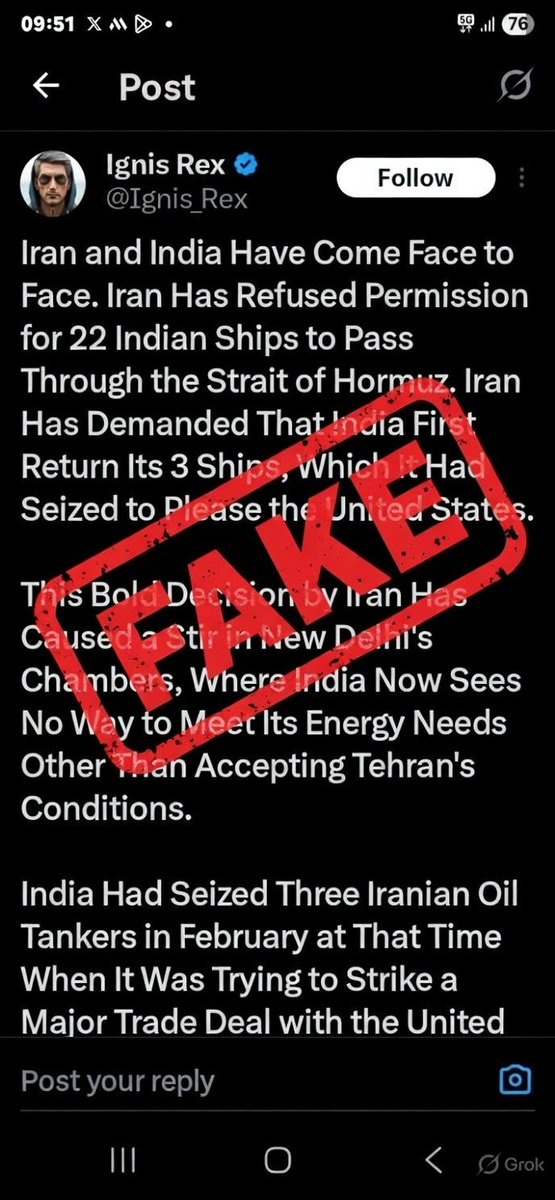 MEA FactCheck tweet media