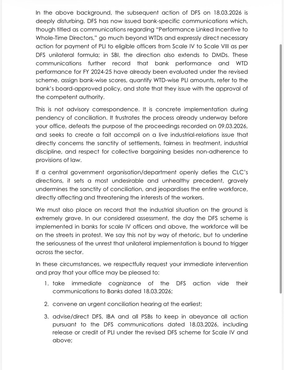 ALL INDIA OVERSEAS BANK EMPLOYEES’ UNION tweet media