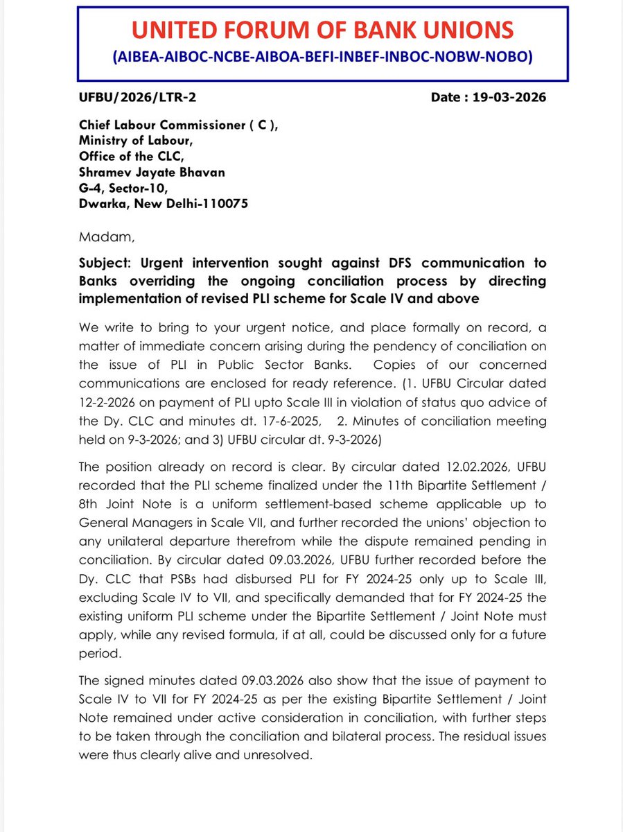 ALL INDIA OVERSEAS BANK EMPLOYEES’ UNION tweet media