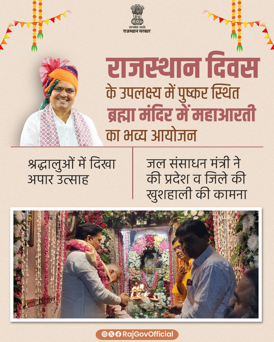 Government of Rajasthan tweet media