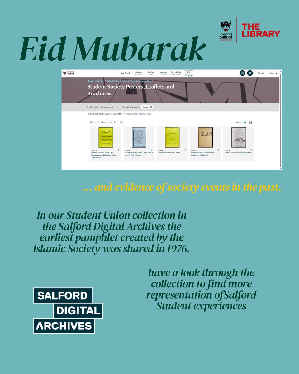 Salford Uni Library tweet media