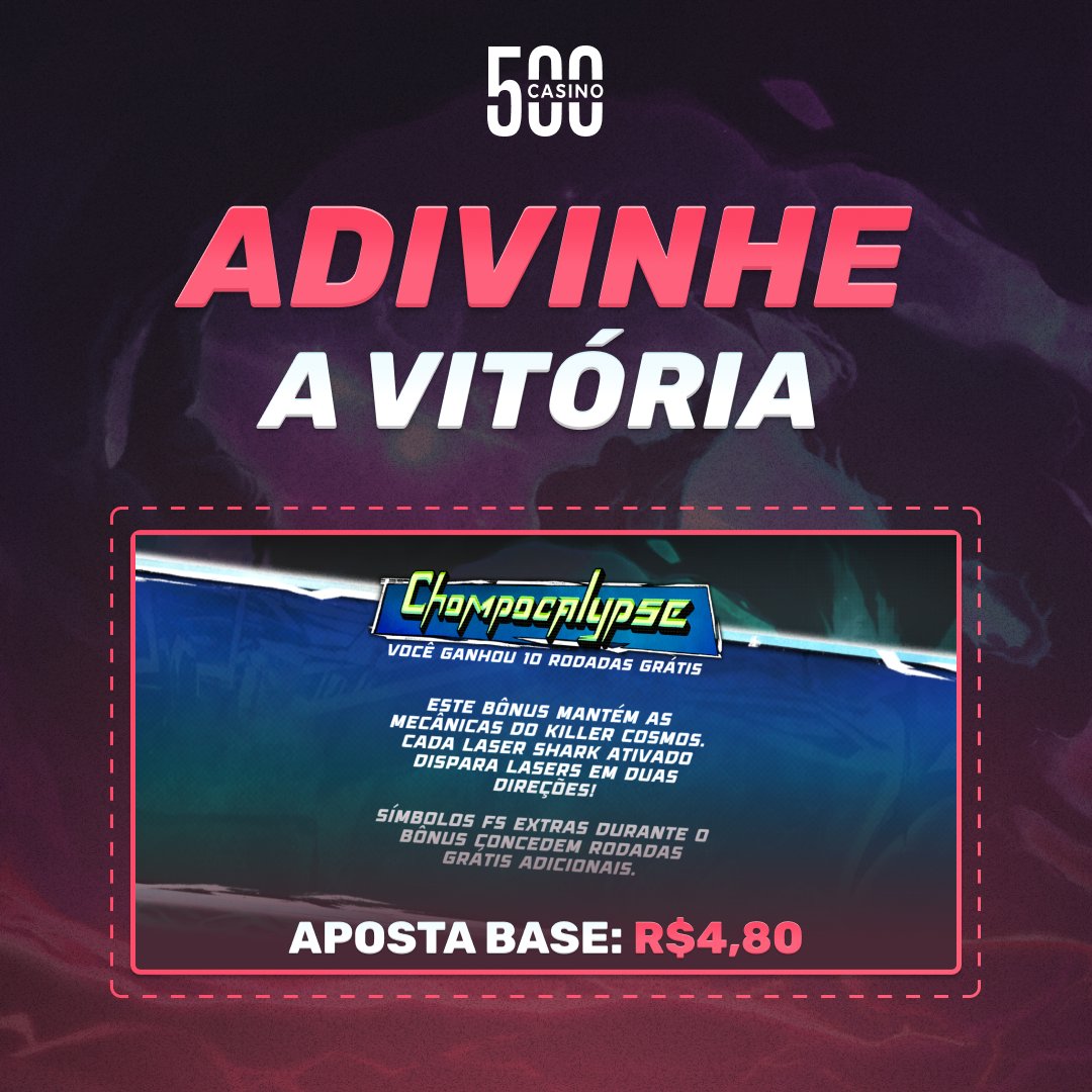 500 Casino BR tweet media