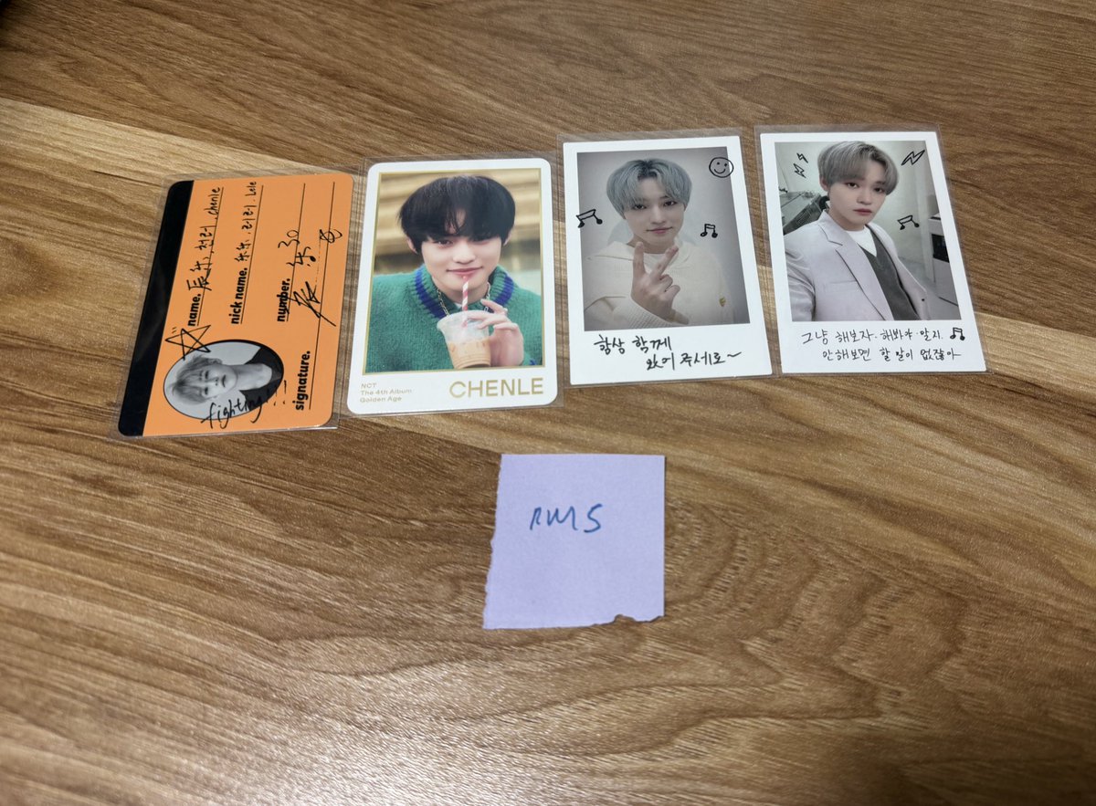 clairesells1030's tweet photo. [🇲🇾 MY ONLY]

WTS NCT Dream Chenle photocards pc 

Rm2 // Rm5 // Rm8 excl postage 

Postage rm7/wm em depends on postcode 

#pasarnct #pasarnctmy https://t.co/1kKdNnMfe2