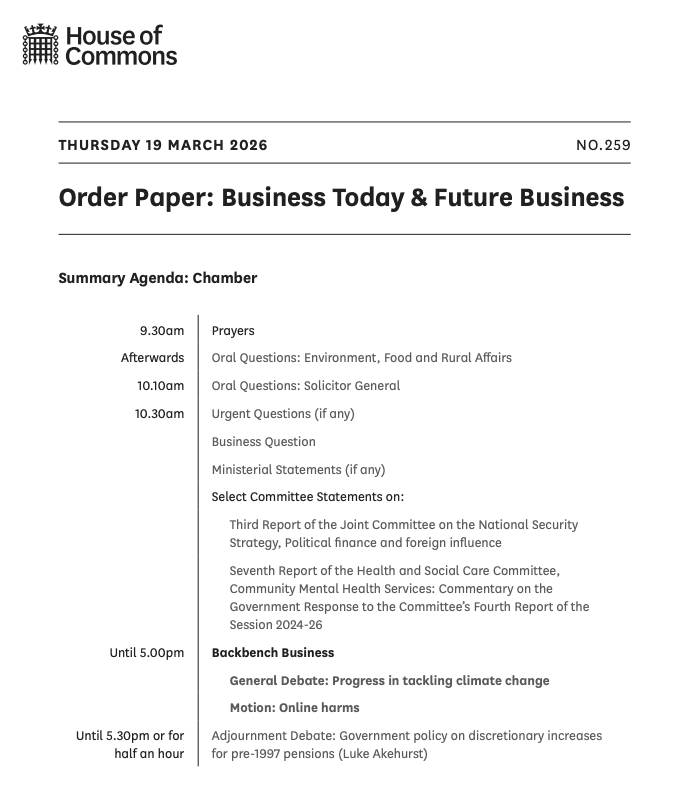 UK House of Commons tweet media