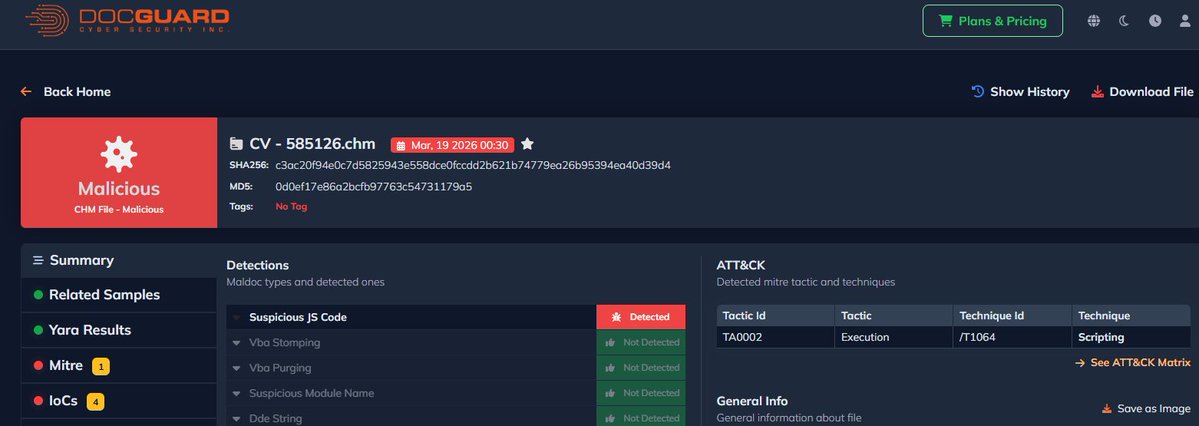 DOCGuard - Detect Maldocs in Seconds! tweet media
