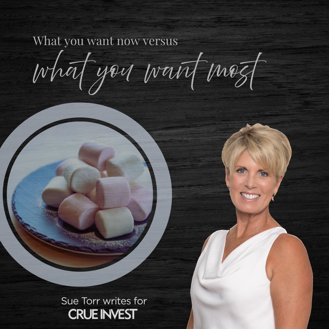What you want now vs what you want most. Every spending decision is a trade-off — and over time, those small choices compound into your financial reality. <a href="/suetorr/">Sue Torr</a> discusses why discipline, not income, is often the real differentiator: tinyurl.com/pa98rakm