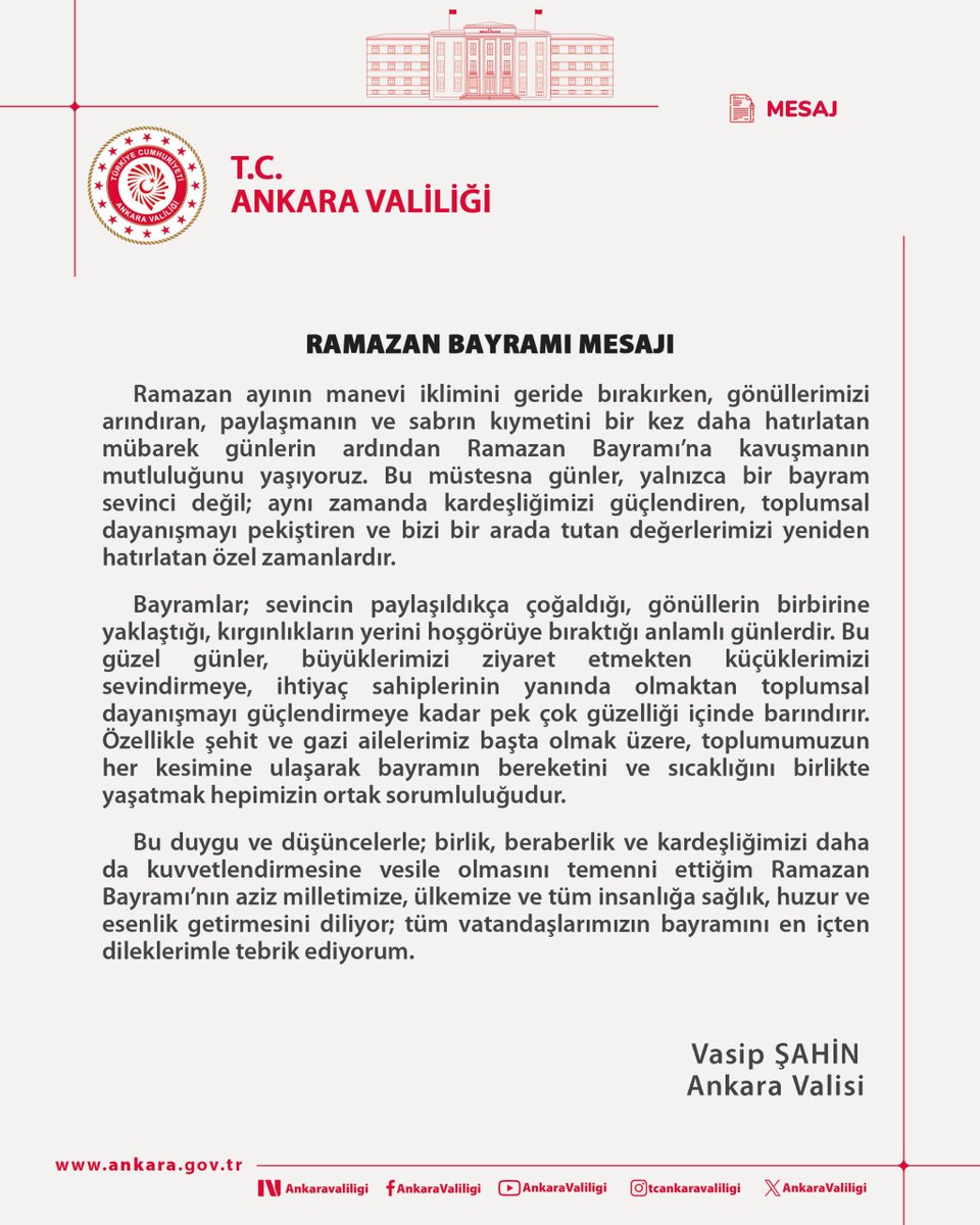 T.C. Ankara Valiliği tweet media