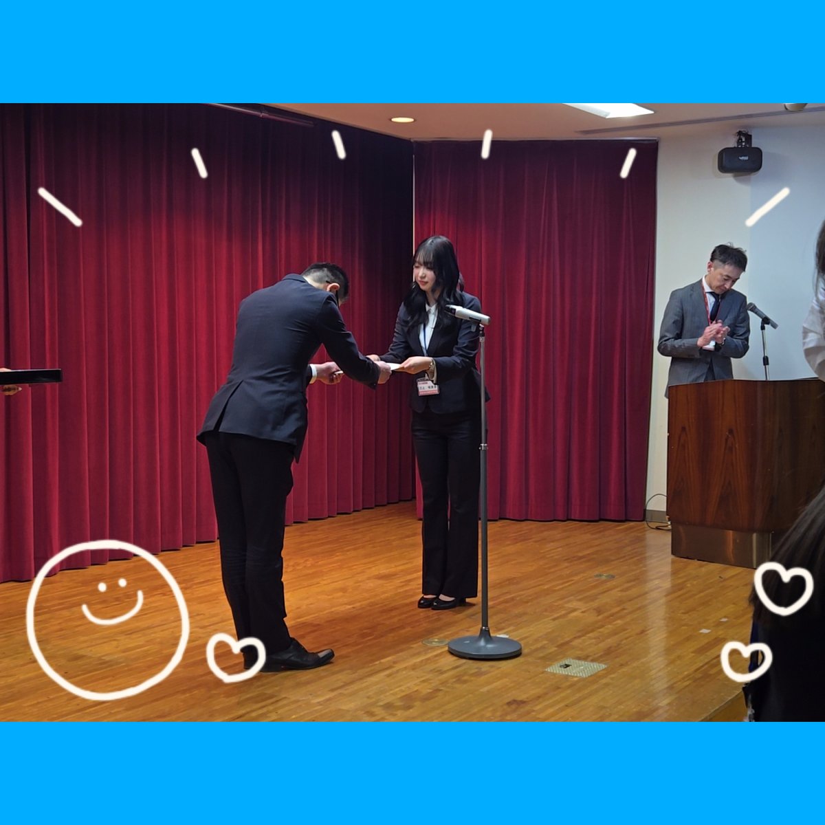 OHARASAPPOROIT's tweet photo. 難関試験合格者や、オープンキャンパスの運営に協力してくれた学生に対して校長褒賞授与式を行いました✨
受賞者には表彰状と記念品を贈呈！授与式を見ていた進級生は、新年度に向けてやる気が出たようです🔥

#大原　#システムエンジニア　#プログラマー　#ゲーム制作　#ゲームプログラマー　#情報IT https://t.co/LBR5MFq3Pw
