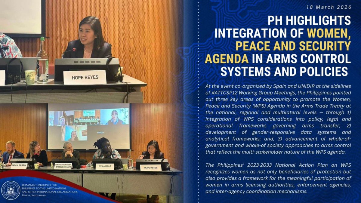 Philippine Mission UN Geneva tweet media