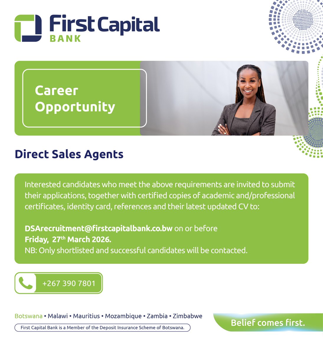 First Capital Bank Botswana tweet media