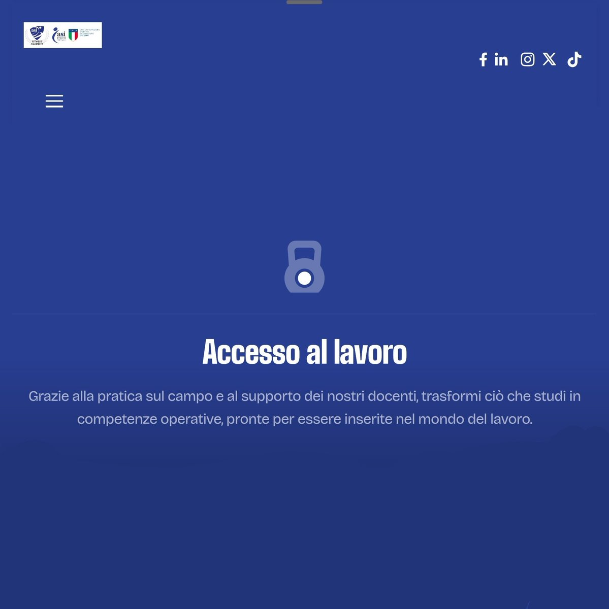 AsiFitAcademy's tweet photo. Il tirocinio pratico è un'opportunità reale di inserimento lavorativo

Un anello che di solito è mancante ma che siamo fieri di aver inserito nei nostri percorsi formativi

https://t.co/hQ1LesTPyT

#asifitnessacademy #formazionefitness #personaltrainer #accademiadelfitness https://t.co/wrPJuj6RX3