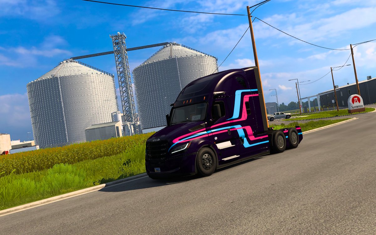 Yurato23's tweet photo. Collected the last few Photo-Trophies 🏆 and Finished my Exploration of Iowa 🇺🇸 @SCSsoftware
#ATS #AmericanTruckSimulator #BestCommunityEver #VirtualTrucker #Cascadia #FreightlinerTrucks #Photomode #VirtualPhotography https://t.co/KsThiMHczk