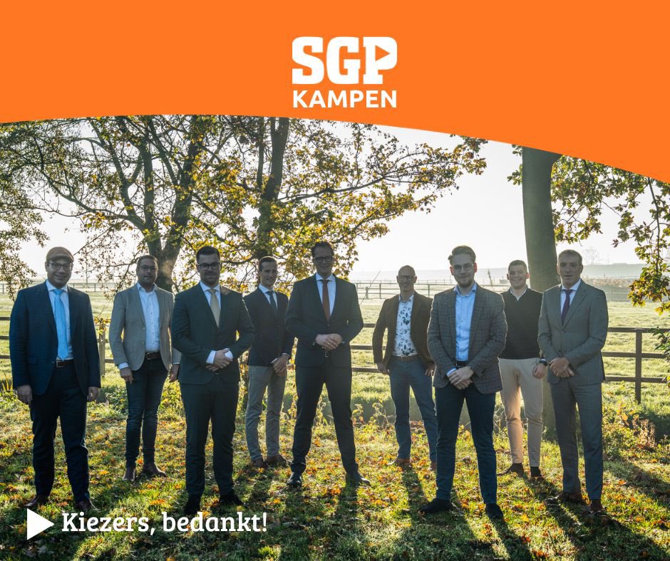 Kiezers, bedankt!

God alle eer! 🙏

Dankbaar voor het vertrouwen. Met een winst van 400 stemmen hebben we een 5e zetel mogen behalen.

In afhankelijkheid van onze God voelen we de verantwoordelijkheid die daarbij hoort en zetten we ons met volle inzet in.