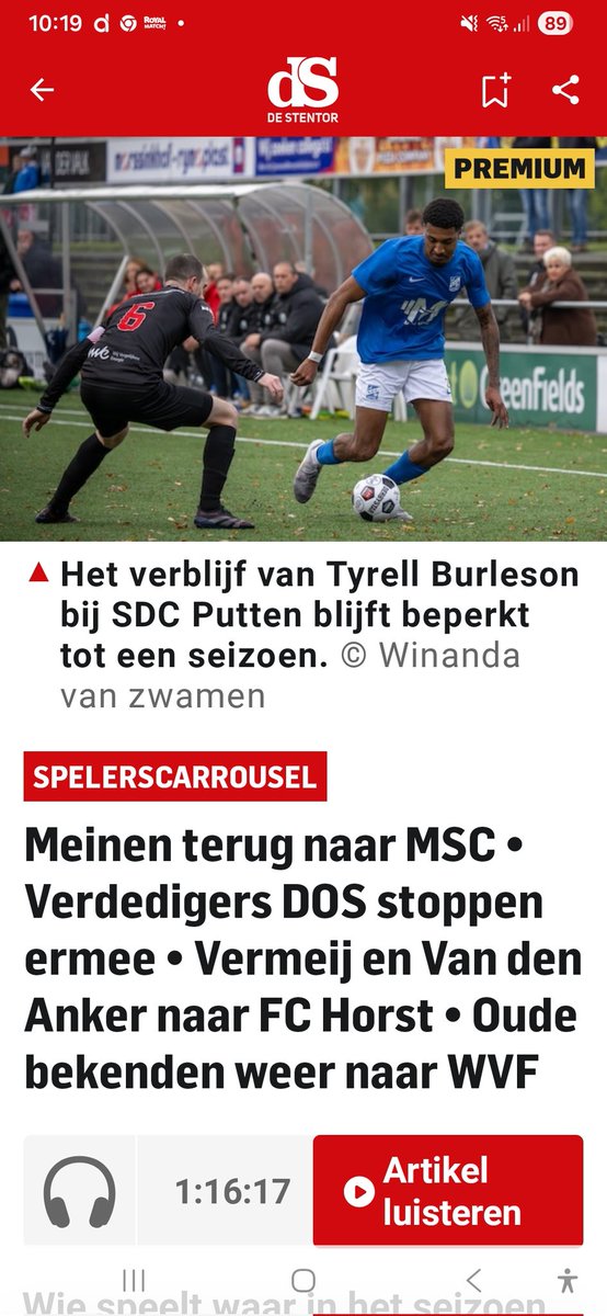 Wat moet Sam nu bij FC Horst? <a href="/vvBerkum/">🖤🤍VV Berkum🖤🤍</a>