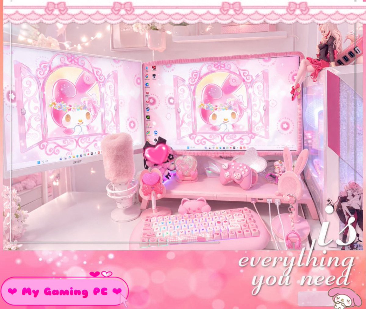 cocochatwitch's tweet photo. デュアルモニターになりました⋆꙳𝜗𝜚꙳.*
設定とか
配線とか色々してかなきゃ💓
#desksetup #ゲーミングデスク #mouseComputer #NEXTGEAR https://t.co/42HiPaGW2k