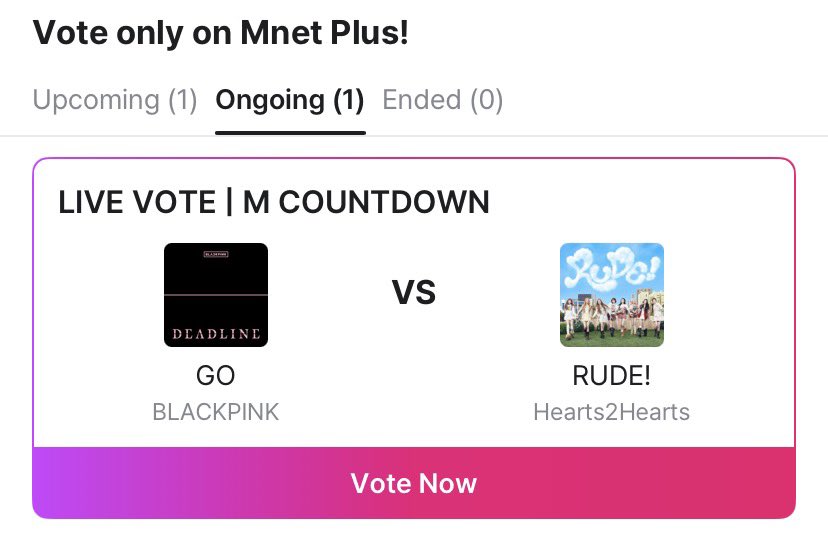 [📢] LIVE VOTE | M COUNTDOWN #โหวตสองใจH2H 🗳️ แอป Mnet Plus 🗳️ ระยะเวลา ...