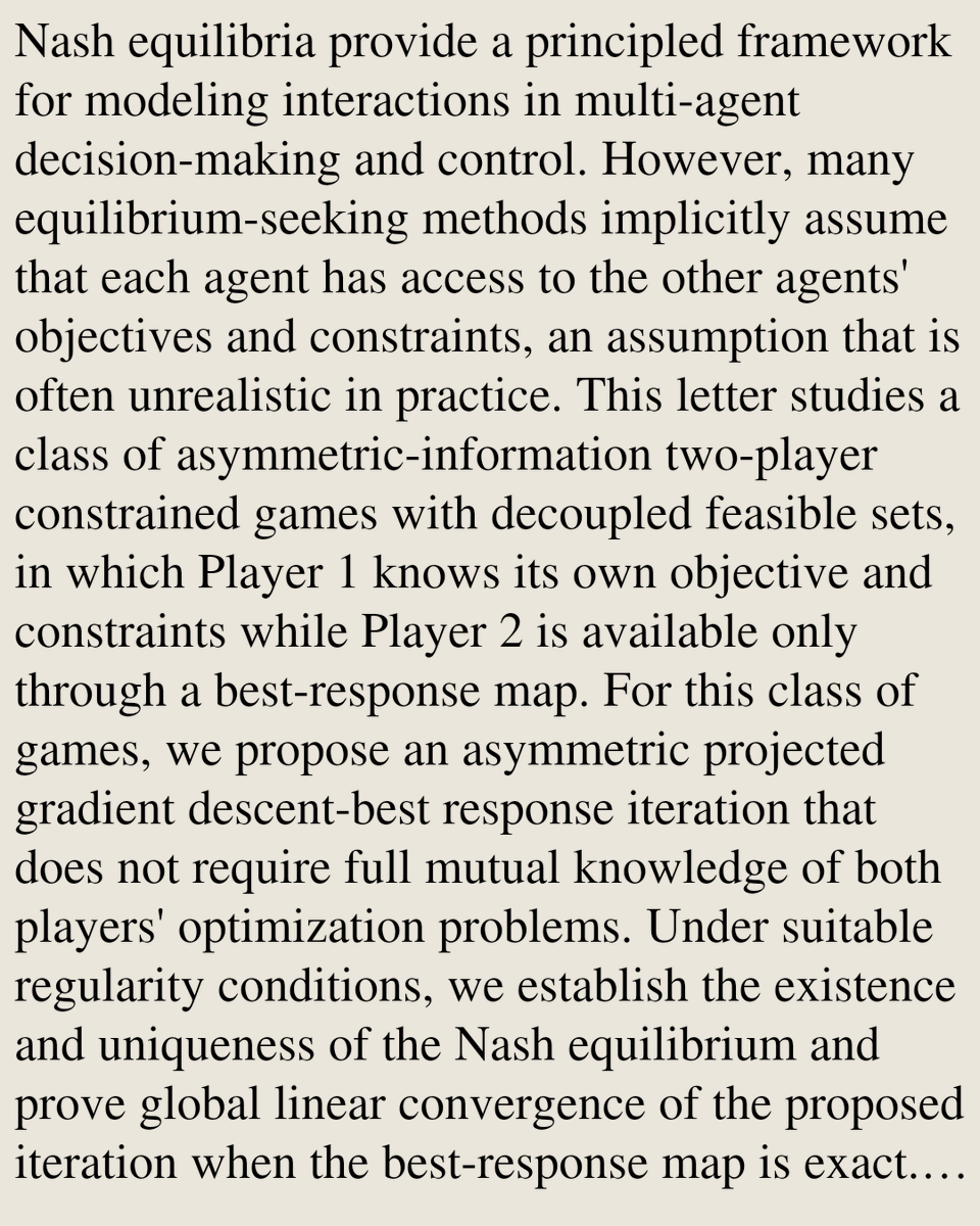 Game Theory Papers tweet media