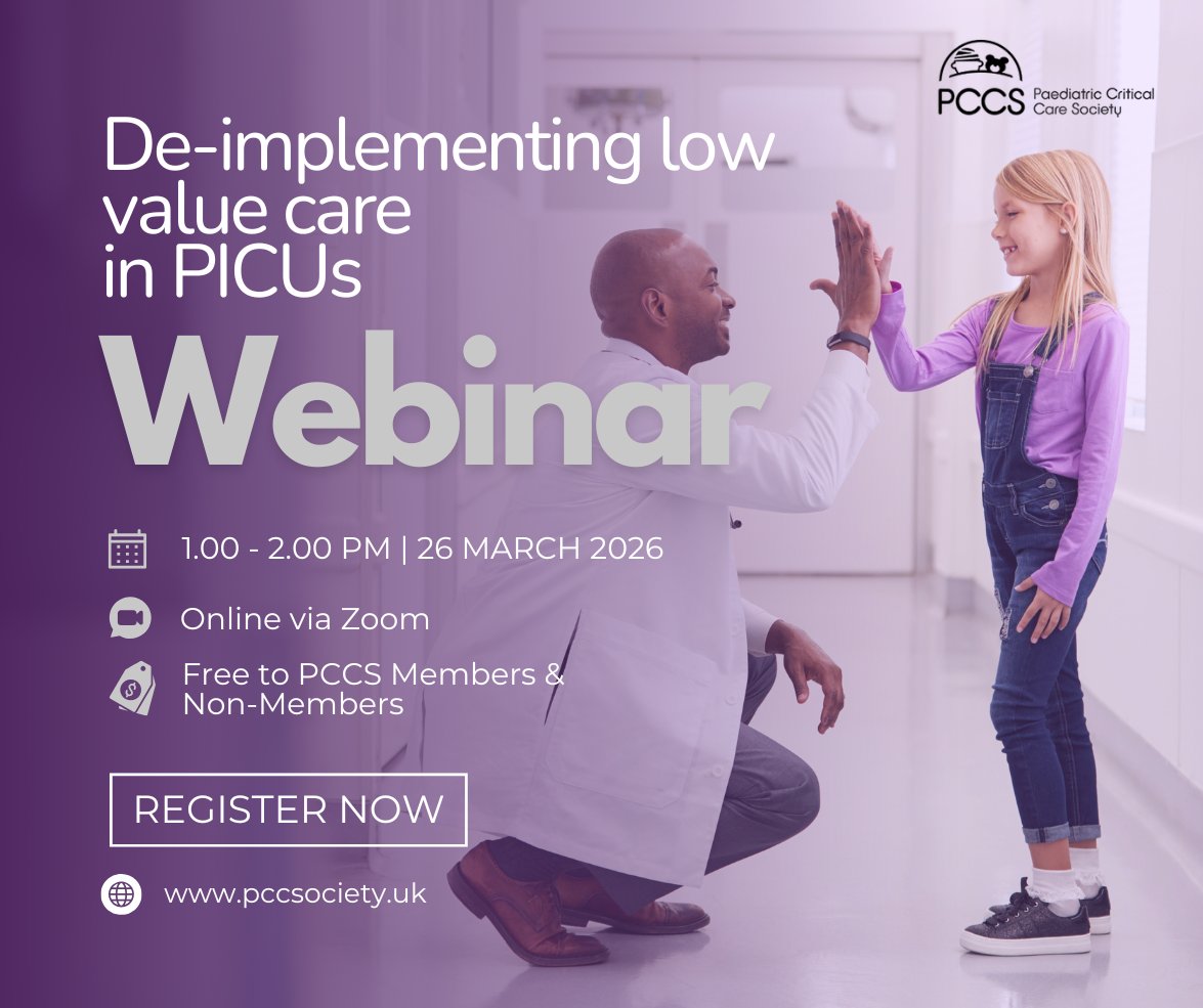 Paediatric Critical Care Society tweet media