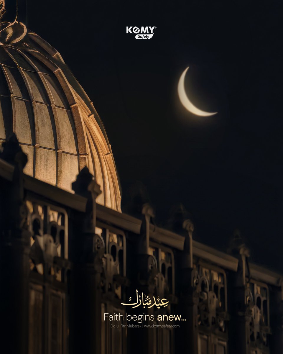 komysafetysa's tweet image. Eid is here. It’s time to reignite our faith and start anew. Here’s to an Eid filled with blessings and prayers. Eid Mubarak.
.
.
.
#Komy #EidMubarak #BlessedEid #Togetherness #EidAlFitr