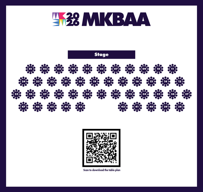 MK_BAA's tweet photo. The #MKBAA2026 Table Plan is now live for tonight's awards...
You can download via the link below, but we will have plans around the venue tonight as well 🥂
https://t.co/Alx9bZGHTS
#onthenight #awards #miltonkeynes #mk #business #tableplan https://t.co/ow3PWOYnEQ