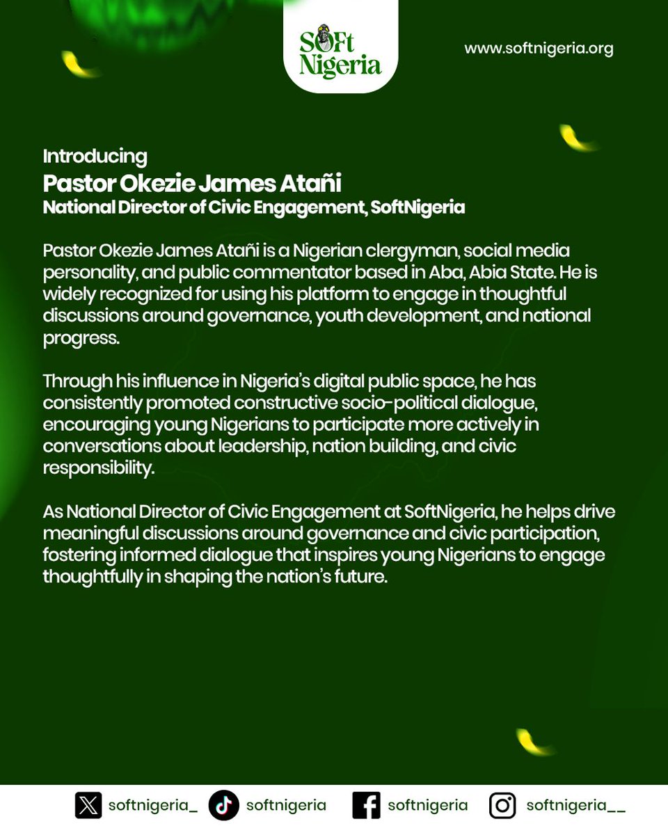 Pastor Okezie J. Atañi tweet media