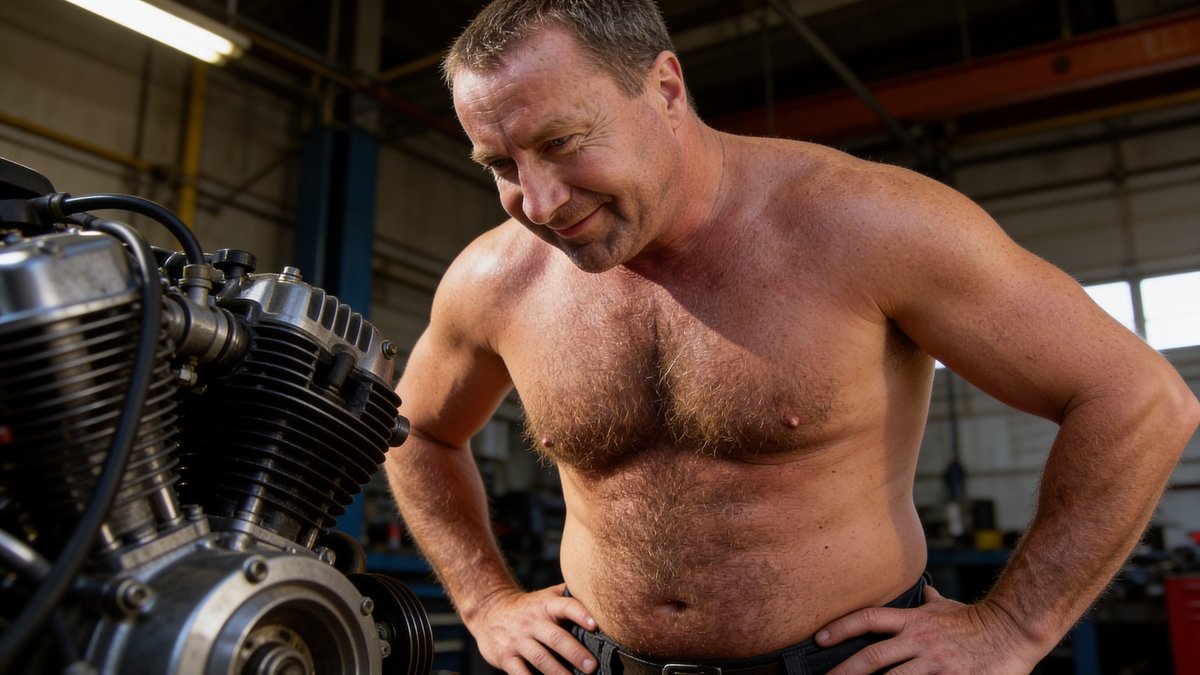 Hairy Gay Musclebear DILF Daddy tweet media