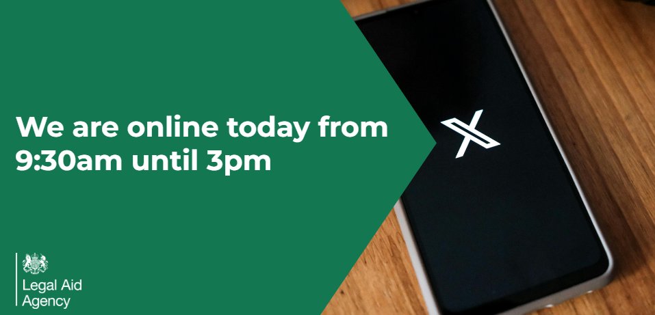 Legal Aid Agency Customer Service tweet media