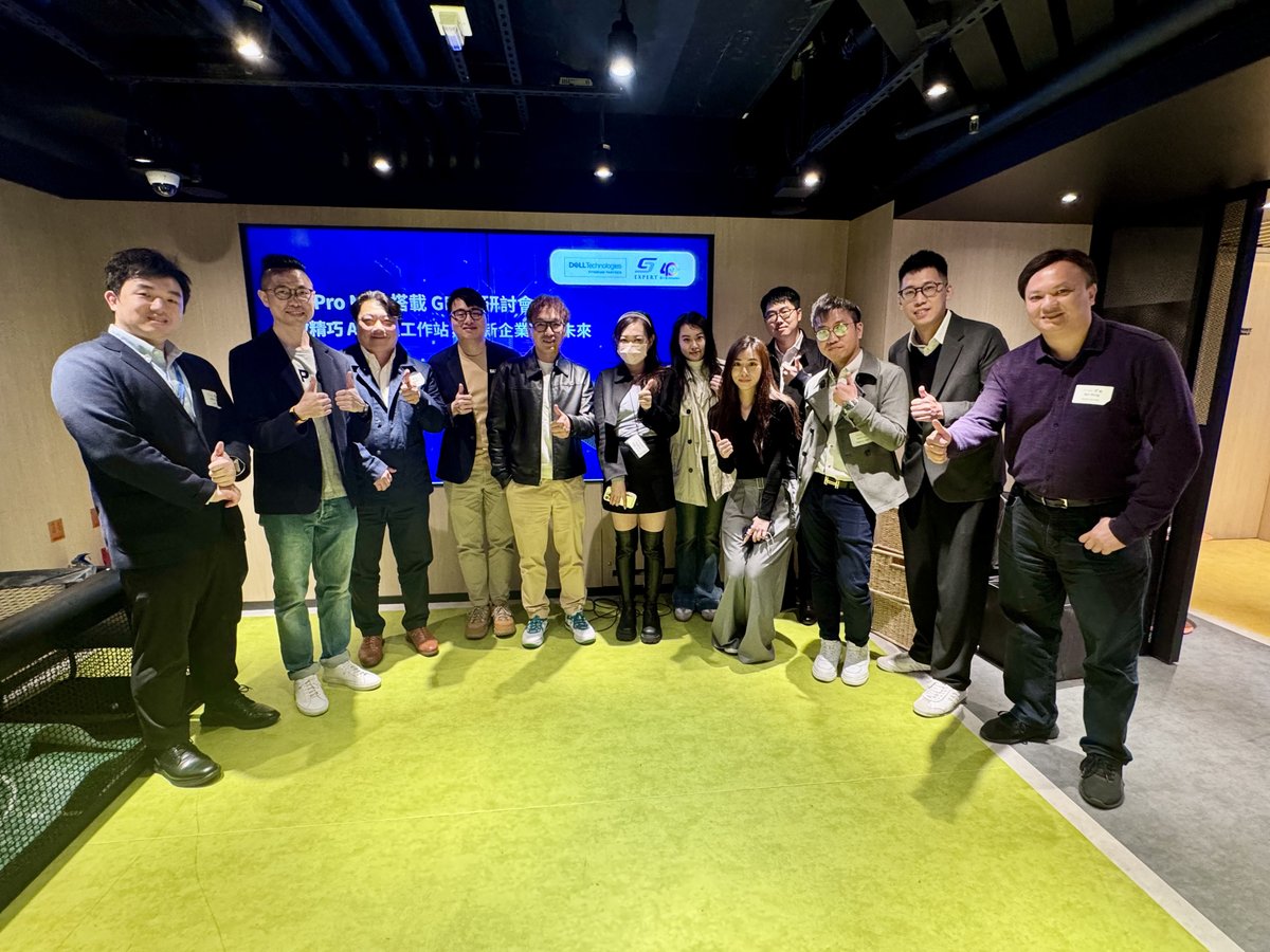 ExpertSystemsHK's tweet photo. 🚀🤖 We joined forces with Dell for an exciting seminar on 6 March, where attendees got a hands on look at the incredible power of the Dell Pro Max paired with the ultra compact GB10 AI super workstation. The performance truly impressed! ⚡💻 https://t.co/nmjw1J5ccb