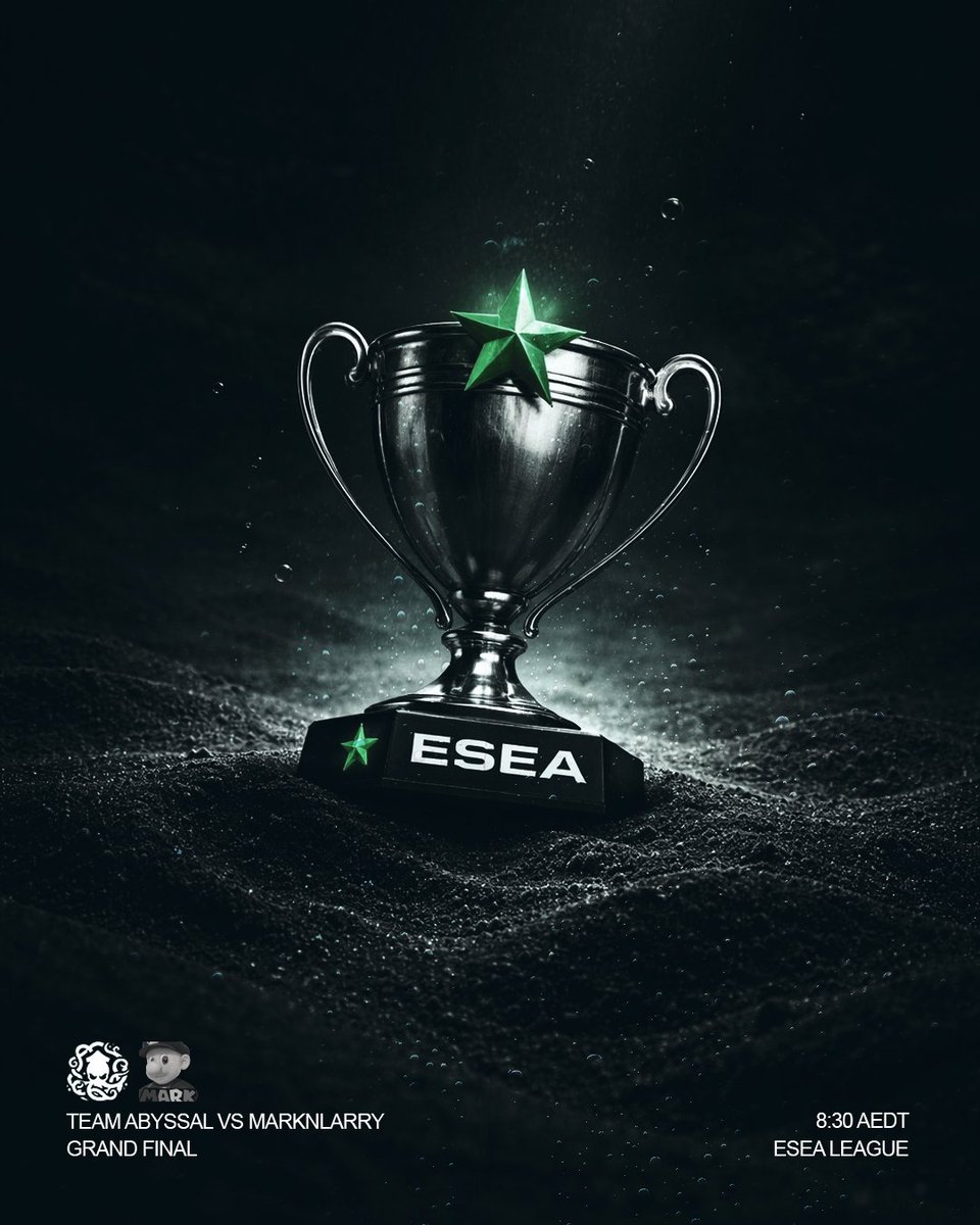 Team Abyssal are back from the depths. We verse MARknLARRY in the <a href="/ESEA/">ESEA League</a> Grand Final! 

Watch live on twitch.tv/bowser0

#TeamAbyssal