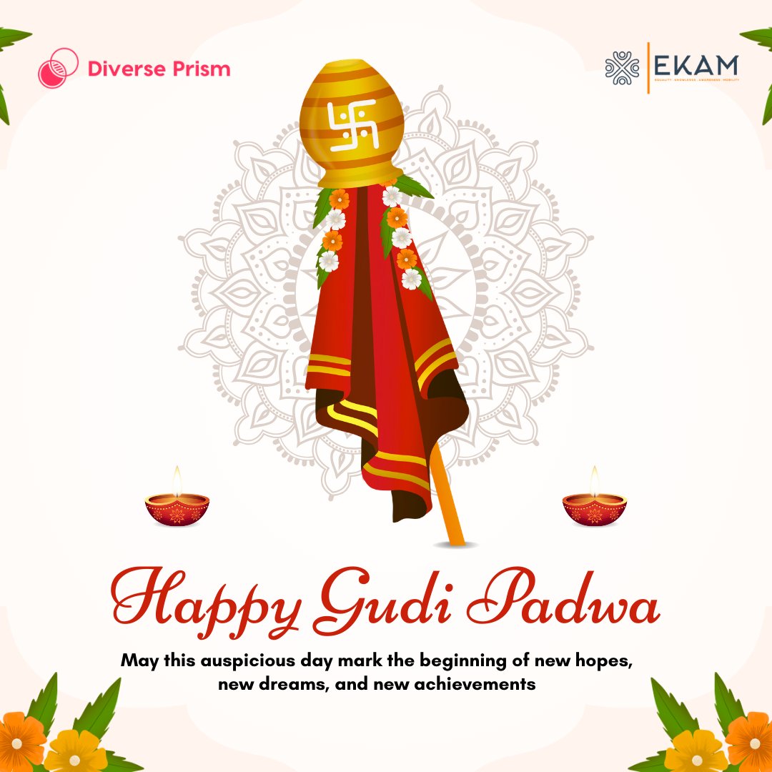 Ekam_inc's tweet photo. A new year. A fresh start. A quiet promise to rise stronger than before.

May this Gudi Padwa bring clarity to your path, courage to your choices, and abundance to everything you build.

Here’s to new beginnings that actually mean something. 🌿✨ https://t.co/P1HjSGr7iZ