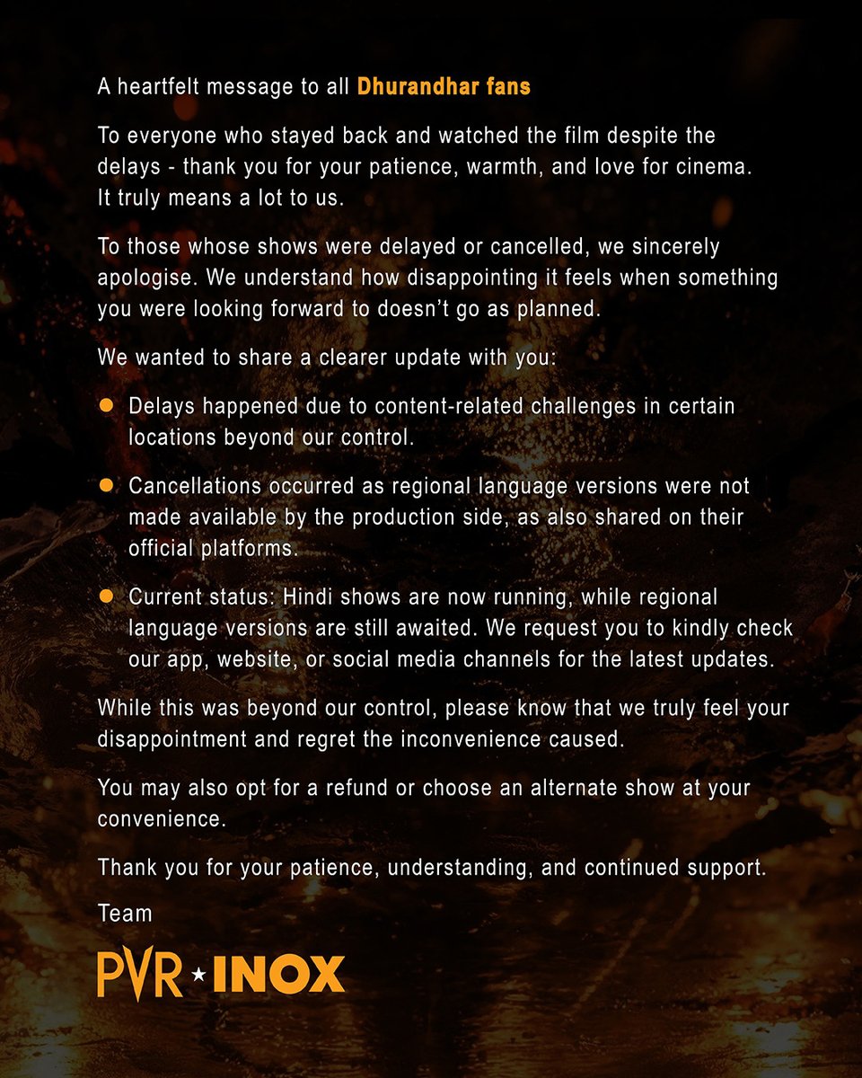 P V R C i n e m a s tweet media