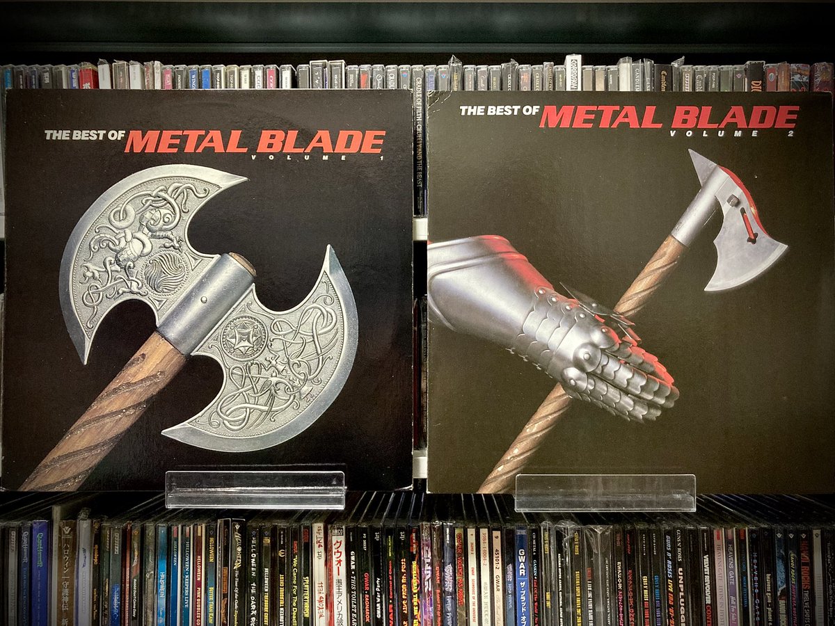 Various / The Best Of Metal Blade Volume 1
US盤🙂2年の時を経て1をゲット！
Slayer、Trouble、Celtic Frost、Fates Warning、Warlord他、どこから聴いても最高なコンピ。Bitch最高！2は880円だったけど1は結構良いお値段でした。先日3が激安で出てましたが塩ビ焼けが酷そうで断念🫠出会いを待つぞ。