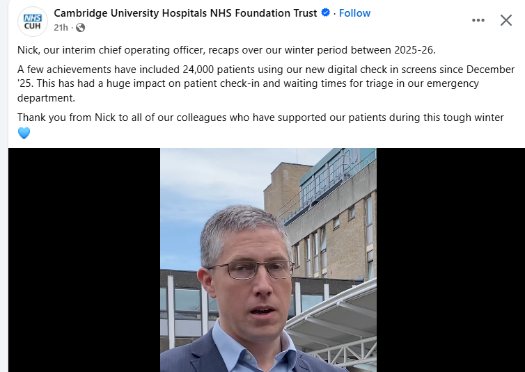 Parody RCGP tweet media