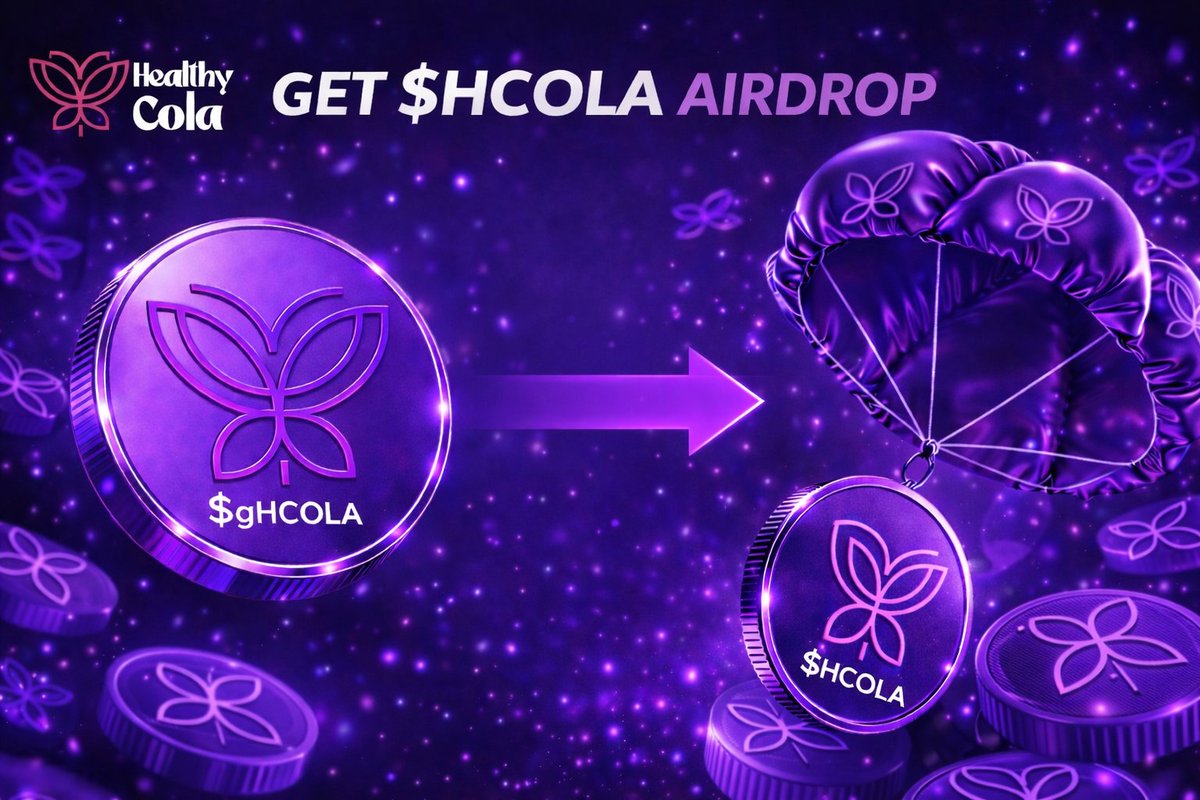 Join and receive $HCOLA equal to (or more than) your $gHCOLA purchase.
A real reward for your support.

Use $HCOLA for:
– Trading
– Consumption &amp; redemption

👉 taskon.xyz/Healthy_Cola_G…

#HealthyCola #gHCOLA #Presale #HCOLA