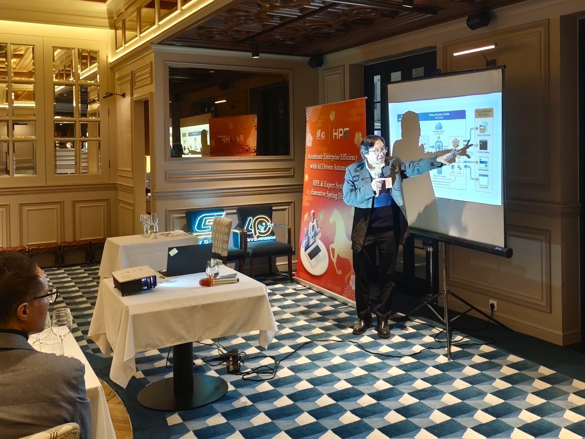 ExpertSystemsHK's tweet photo. 🎉 We hosted a Spring Dinner with HPE and industry leaders on March 13, exploring cutting-edge AI automation powered by GenAI LLMs and Analytical AI. Our experts also shared perspectives on OpenClaw, sparking strong interest and lively discussions around this emerging trend. ✨ https://t.co/NHXuUMAqLI