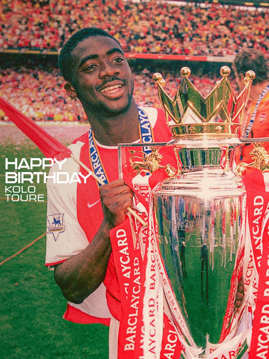 Arsenal's tweet image. Happy birthday, Kolo 🥳