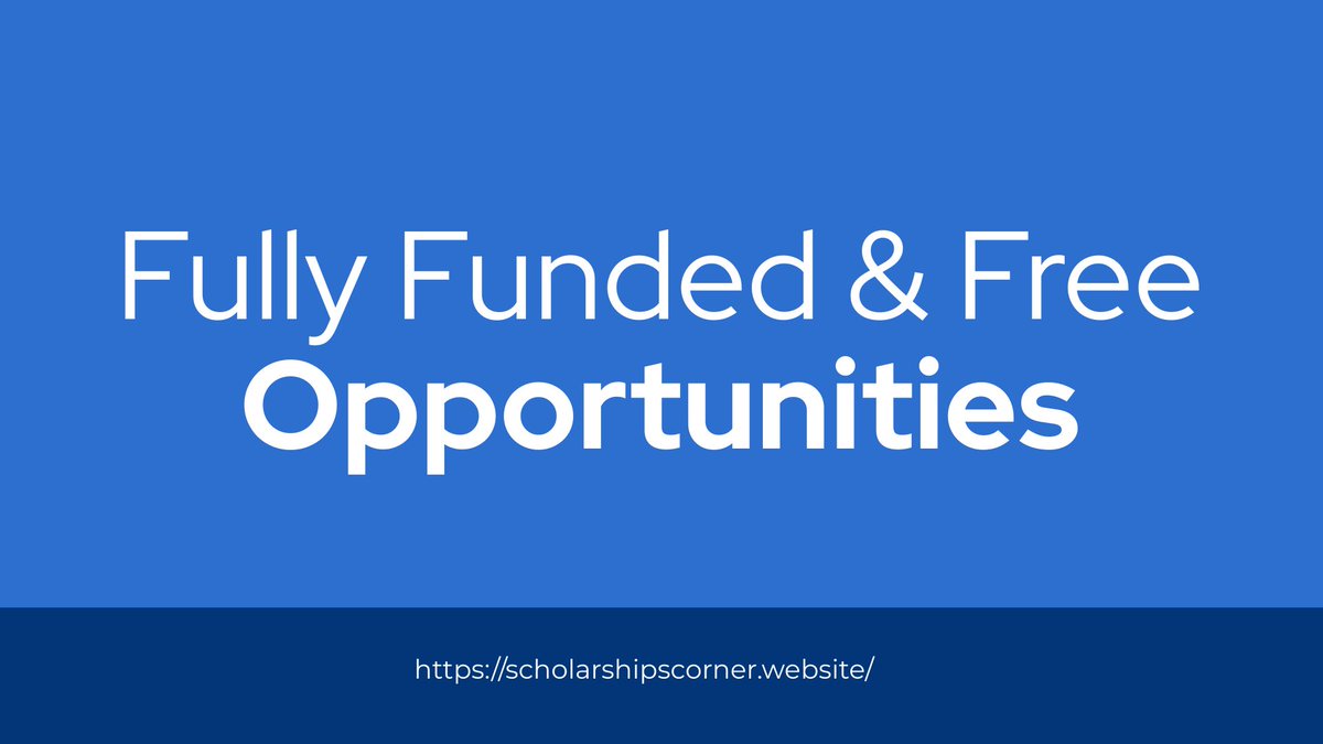 scholar_corner's tweet photo. Don't miss the amazing opportunities 

1) Young Leaders Program 2026 in Germany (Fully Funded Leadership Program)
Link: https://t.co/Uxo0O3kHmV

2) UNEP Young Champions of the Earth 2026 (Win $10,000 + Fully Funded USA Trip)
Link: https://t.co/qBtKlVpZTr

3) UNESCO Global MAB Youth Forum 2026 in Italy (Partially Funded) – 200 Seats
Link: https://t.co/MszNNG7ZtU

4) Free Google AI Courses with Free Certificates (2026 Updated Guide)
Link: https://t.co/RSgU0Waog4

5) HP LIFE Effective Leadership Course 2026 with Certificate
Link: https://t.co/EBm5io85af

#ScholarshipsCorner #fullyfundedopportunities #fullyfunded
