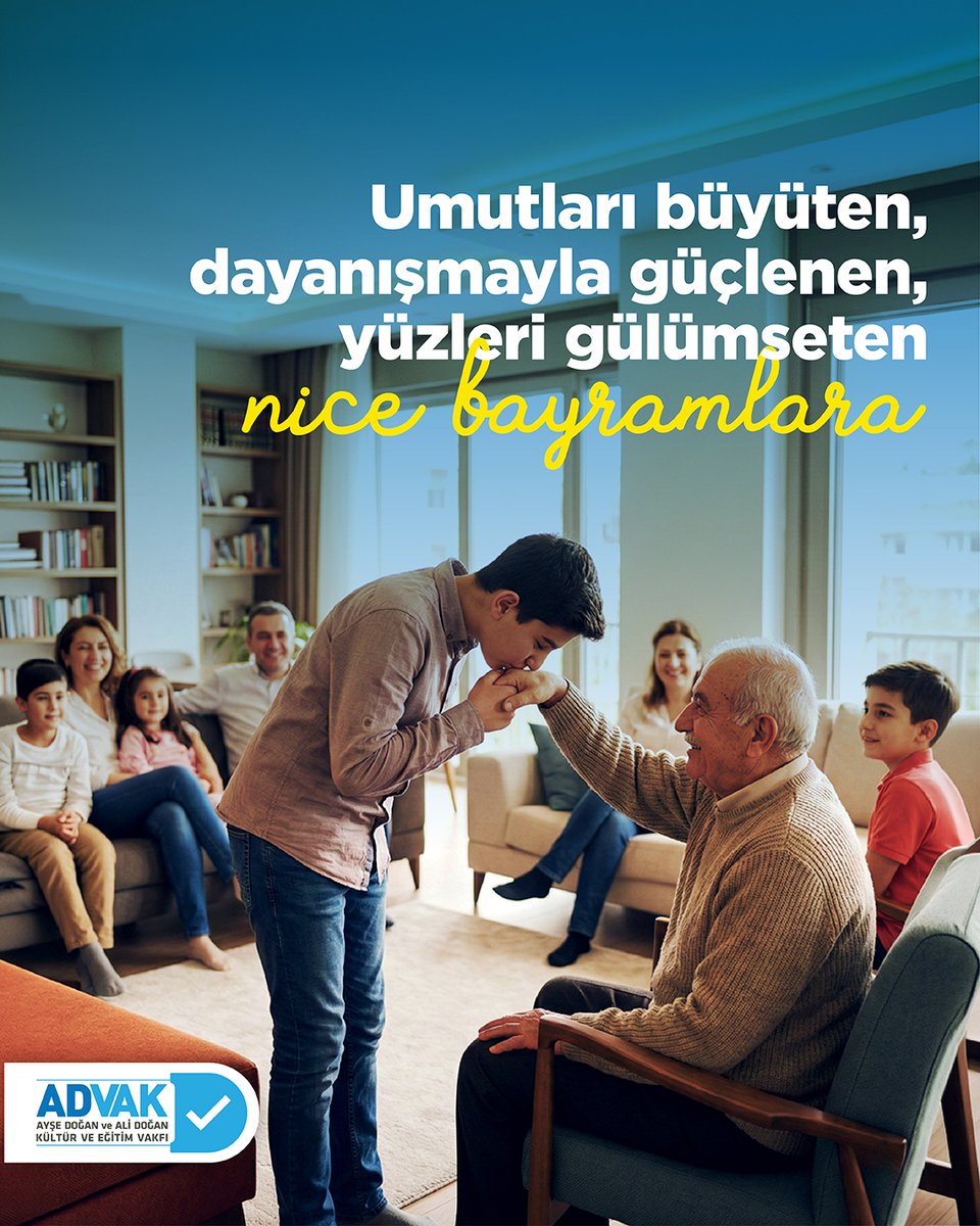 Sevginin kalplerde, dayanışmanın hayatlarda karşılık bulduğu; umudun her çocuğun yarınına ışık olduğu bir bayram diliyoruz.

#ADVAK #Burs #Eğitim #Bağış #BirlikteGeleceğe #Bayram #RamazanBayramı